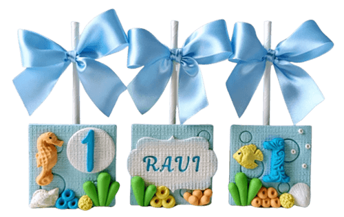 Bom bom no palito modelo tradicional