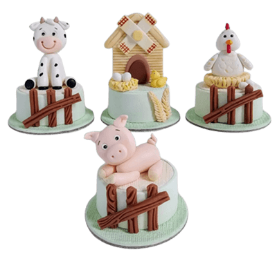 Doces com modelagem 3D